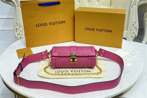 louis vuitton pink trunk papillon